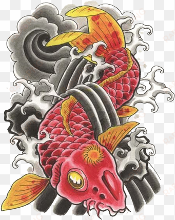 japanese image related wallpapers - japanese koi tattoo png