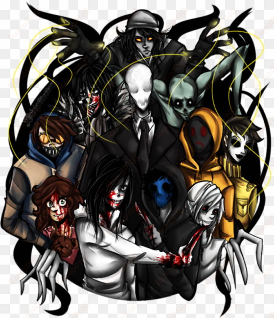 jeff the killer eyeless jack sally ben drowned ticci - creepypastas eyeless jack vs jeff the killer vs slenderman