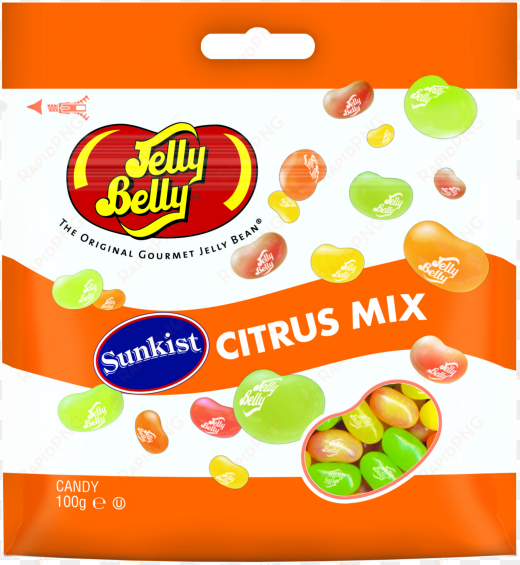 jelly belly "citrus mix" - jelly belly gourmet jelly beans, sunkist citrus mix,