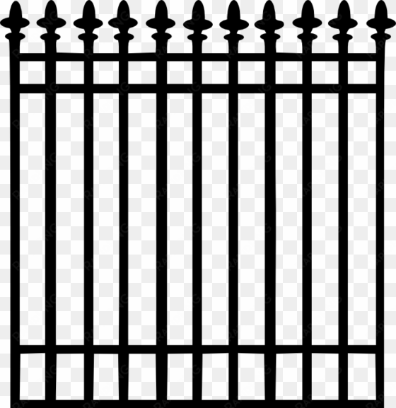 jennm wrought iron fence png clip art - iron fence png