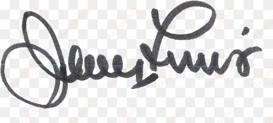 jerry lewis - jerry lee lewis signature