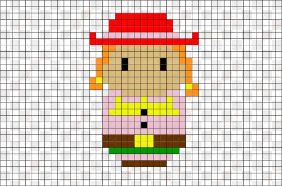 jessie toy story pixel art