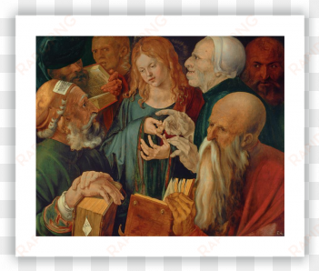 Jesus Among The Doctors - Albrecht Durer Jesus transparent png image