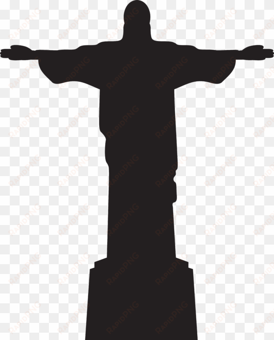 jesus christ statue silhouette png clip art