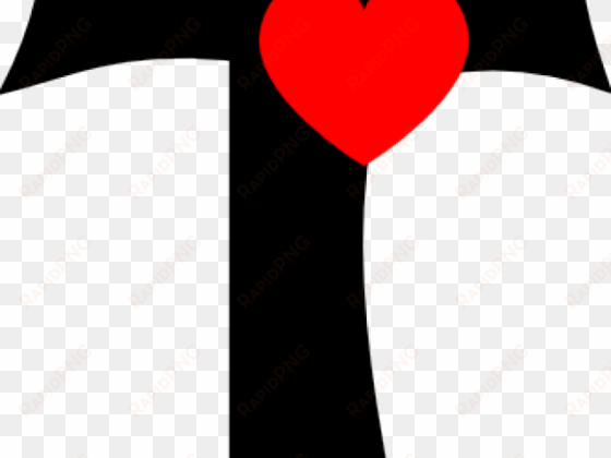 jesus clipart cross - heart