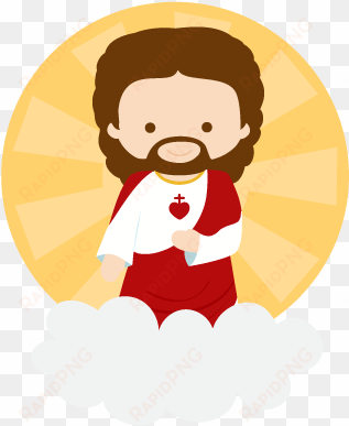 Jesus Clipart Png - Sagrado Corazon De Jesus Animado transparent png image