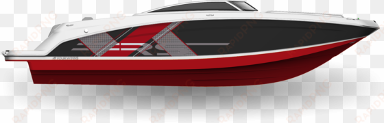 jet black & crimson red - bass boat