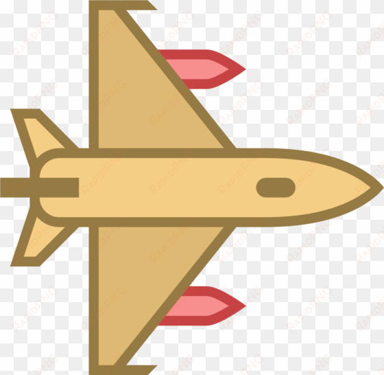 jet fighter clipart icon - jet birds eye view
