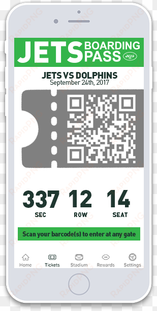 jetblue teams with nfl's ny jets for all-mobile 'boarding - september 15 boarding pass