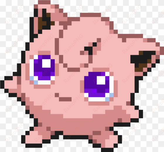 jigglypuff - minecraft pixel art jigglypuff