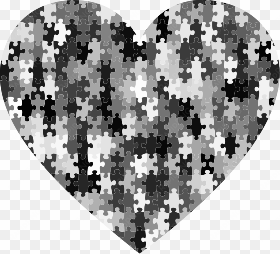 jigsaw puzzles heart puzzle video game tangram - puzzle piece heart grey png