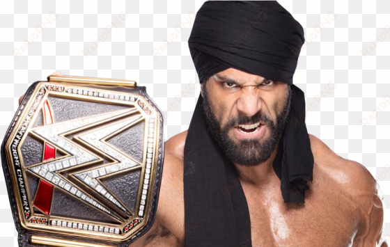 jinder mahal signed auto'd 11x14 photo bas coa b36794
