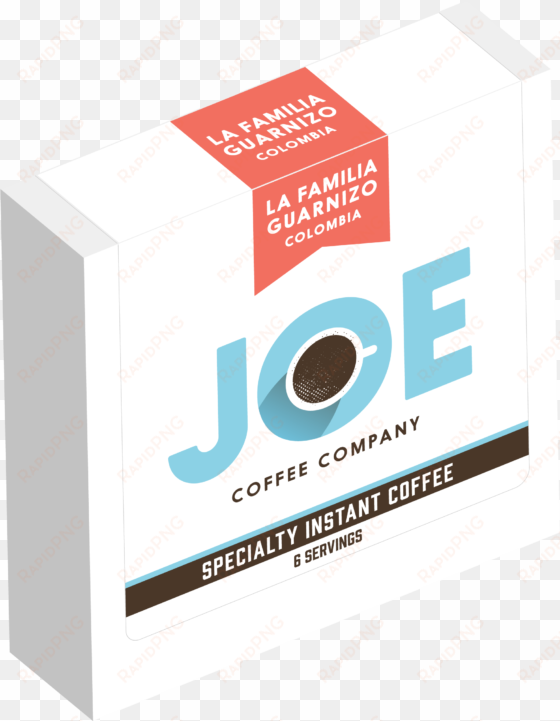 joe coffee la familia guarnizo specialty instant coffee - joe coffee