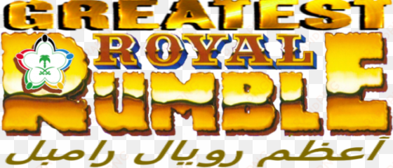 john cena takes on triple h at the greatest royal rumble - royal rumble font download