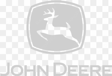 john deere logo white