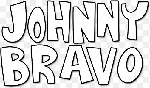 johnny bravo image - line art