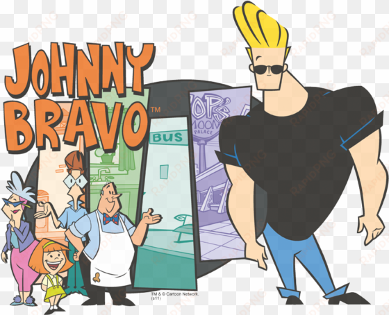 johnny bravo johnny & friends juniors premium t-shirt - johnny bravo don t touch the hair