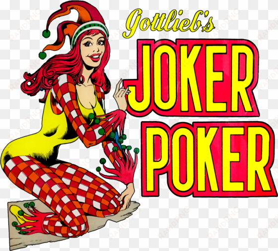 Joker Poker Em Wheel Image - Joker Poker 1978 Gottlieb Pinball Machine transparent png image