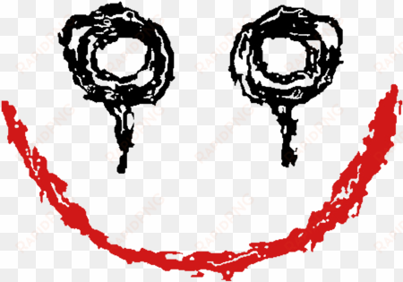 joker smile png - joker logo no background