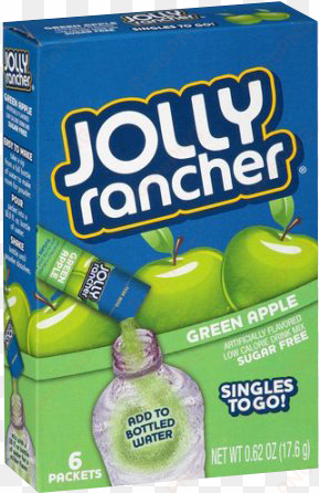 jolly rancher- green apple - jolly ranchers singles to go