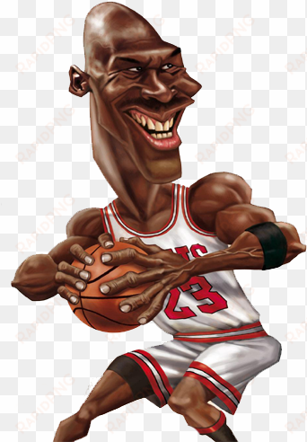 jordan 12 clipart - caricatura de michael jordan