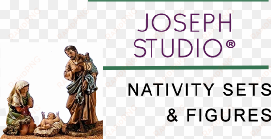 joseph's studio nativity set and figure - 3-piece joseph's studio oversized holy family christmas