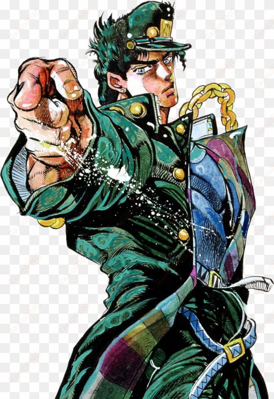 jotaro kujo - jojo's bizarre adventure jotaro pose