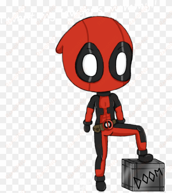 jpg free deadpool clipart chibi girl - deadpool drawing