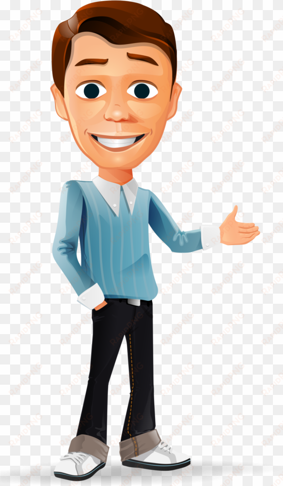 Jpg Free Library Welcome Businessman Vector Character - Cartoon Businessman Png transparent png image