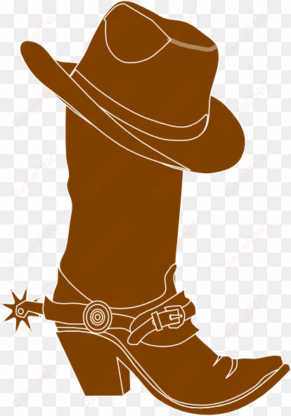 jpg freeuse download boot clip art at clker com vector - brown cowboy boots clipart
