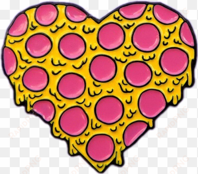 jpg freeuse download heart pizza clipart - lapel pin