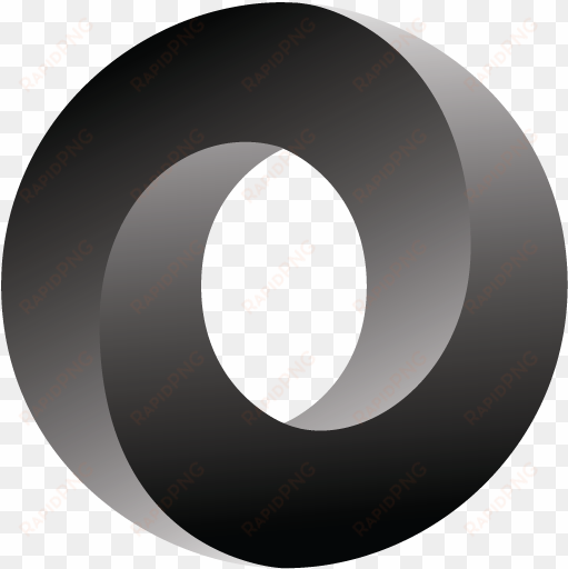 json logo - optical illusion circle