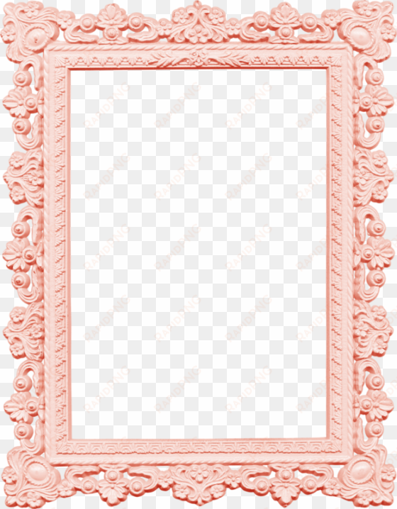 jss bellagrace ornate frame pink light png molduras - light pink frame png