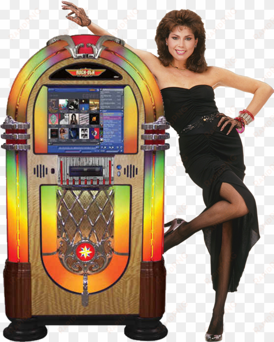 juke box rock ola 1015 nostalgic music center couleur