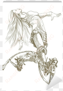 Jumping Shoes, Woman Wall Mural • Pixers® • We Live - Drawing transparent png image