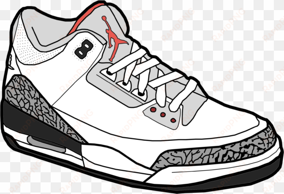 jumpman air jordan shoe sneakers clip art - jordan shoes cartoon