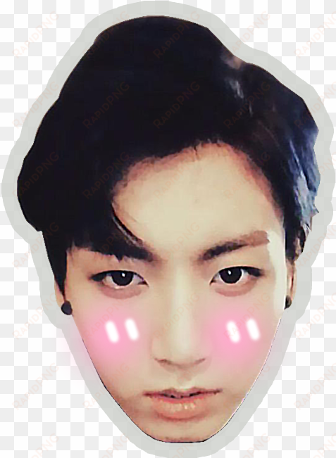 jungkook derp png - bts head icons