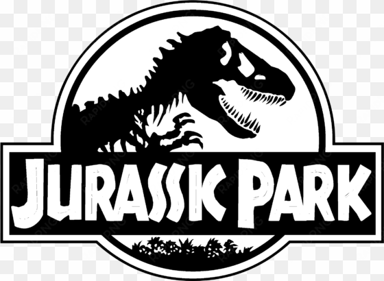 jurassic park logo png transparent - check yo'self before you rex yo'self