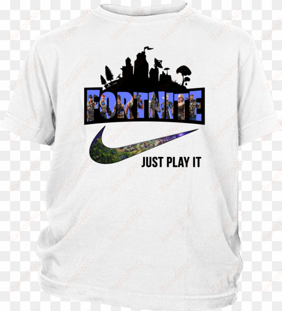 just play it nike logo shirts t shirt district youth - tee shirt fortnite nike
