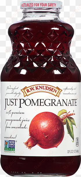just pomegranate® juice - rw knudsen pomegranate