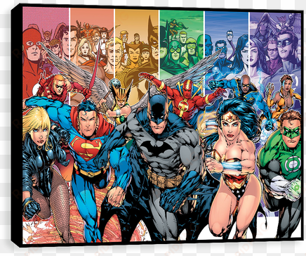 justice league lineup - dc comics justice league poster