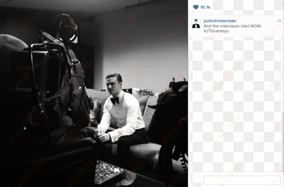 justin timberlake interview grammys - interview instagram