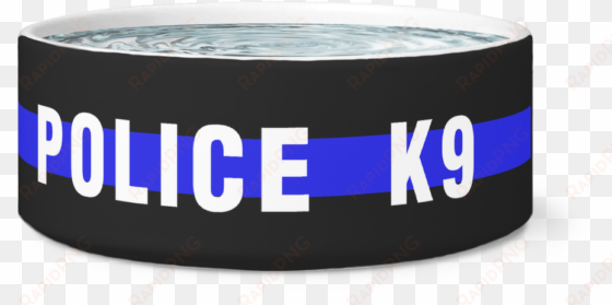 k9 police dog bowl - duct tape