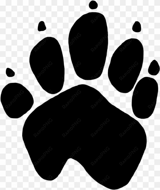 kangaroo paw print - dog paw print transparent