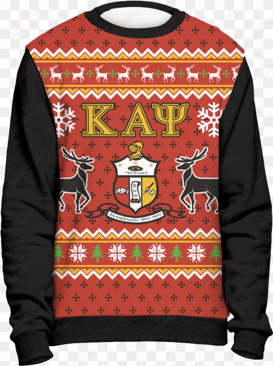 Kappa Alpha Psi Ugly Christmas Sweater - Kappa Alpha Psi Coat transparent png image
