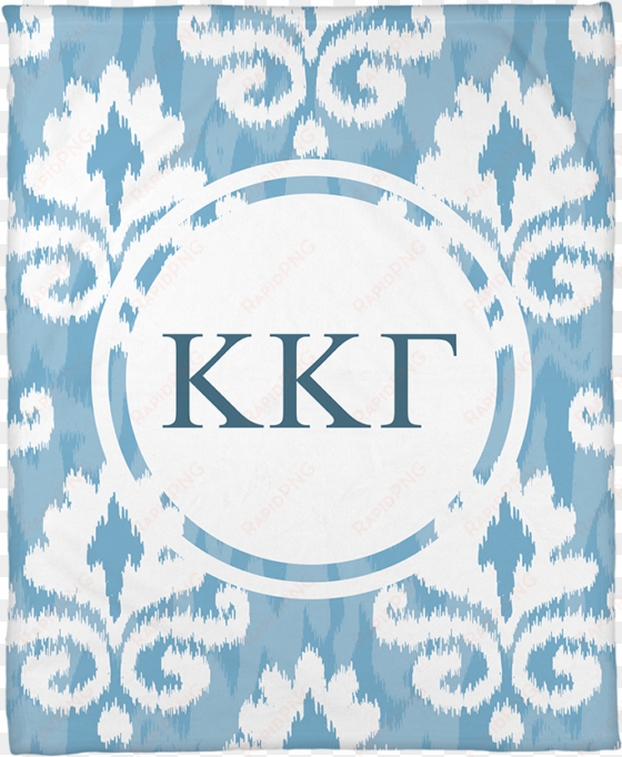 kappa kappa gamma blue silk touch blanket - finduq home set of 2 cotton linen square decorative