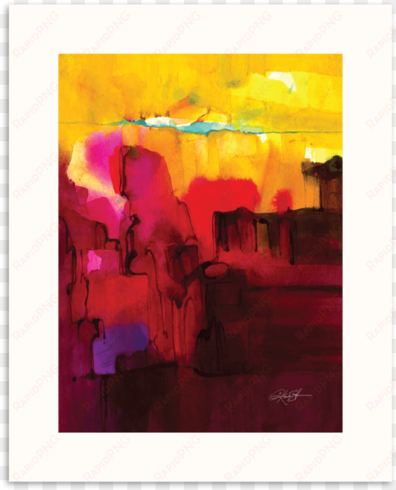 kathy morton stanion watercolor abstraction - artist lane watercolor abstraction 400 by kathy morton