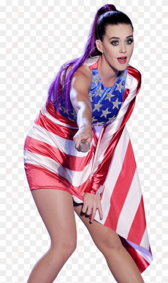 katy perry american flag png image - katy perry american flag concert music 32x24 print