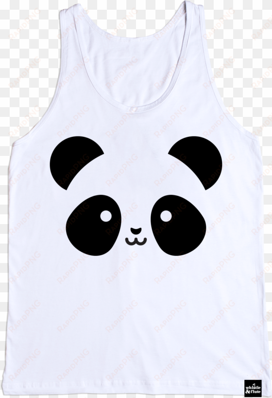 kawaii panda tank top adult unisex