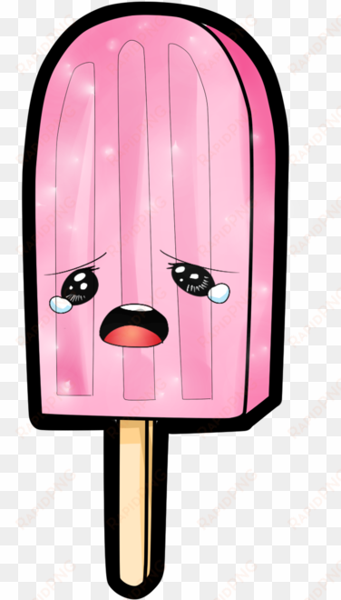 kawaii popsicle by princess - crying popsicle